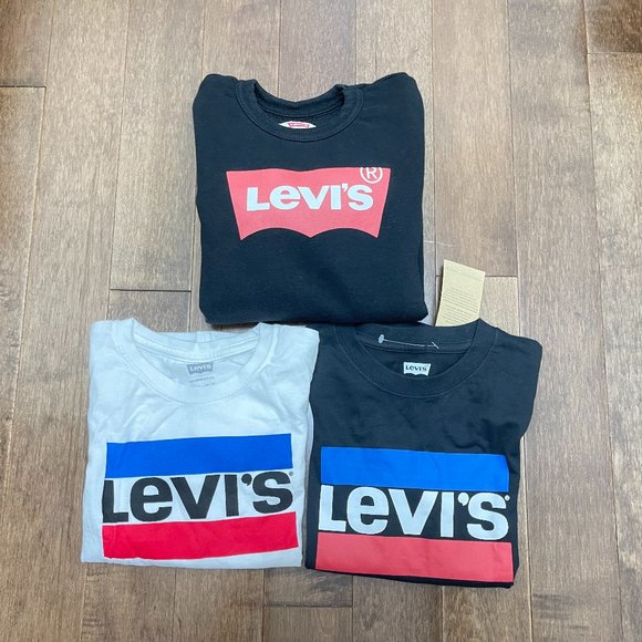 Levi's Sweater and Long Sleeve T-Shirts sz 7 - Picture 1 of 16